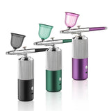 Mini Airbrush Kit With Compressor Multi-Function Art Painting Nano Spray Gun Nail Airbrush Cake Decorating Makeup Tattoo Sprayer