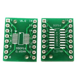 100Pcs/Lot TSSOP16 SSOP16 SOP16 To DIP16 Transfer Board DIP Pin Board Pitch Adapter PCB