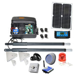 12VDC Solar Swing Gate Motor Kit Linear Arm Automatic Con Solar Panel Y Controller(sensor,button, Light, Gsm Opener Optional)