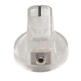 2X Transparent Flat Guitar Bass Knob Amp Amplifier Effect Pedal Knobs Guitar Accessories