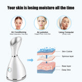 Nano Ionic Facial Steamer Deep Cleaning SPA Sprayer Facial Humidifier Hot Steamer Cleaner Face Women Beauty Face Care Machine
