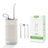 Uofenna W2 Portable Oral Irrigator Water Flosser USB Rechargeable Dental Water Jet Waterproof Teeth Cleaner Water Tank