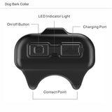 Puppy Anti bark dog collar Rechargeable Electric shock Beep For small dogs no barking Control training collar dog accessories