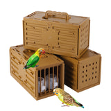 Plastic Bird Cage Portable Express Shipping Parrot Budgie Bird Cage Bird House Pet Shop Display Storage Birds Cage Bird Supplies