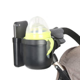 Stroller Cup Holder Multi-functional Baby Bottle Mobile Phone Storage ABS Plastic Adjustable Universal Baby Stroller Accessories