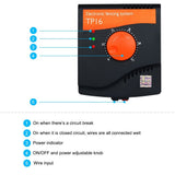 TP16 Pet Dog Electric Fence System Rechargeable Waterproof Adjustable Dog Training Collar Electronic Fencing Containment System