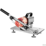 Food Cutter Slicing Machine Stainless Steel Spring Automatic Meat Delivery Non-slip Handle Easily Cut Frozen Meat