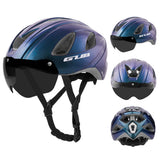 GUB Breathable Cycling Helmet with Rear Light Magnetic Goggles Women Men Lightweight Safety Helmet Racing Bike Helmet