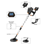 MD920 LCD Underground Metal Detector Detachable Easy Installation High Sensitivity Treasure Gold Metal Detecting Tool