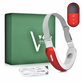 Chin V-Line Tape Face Lift Belt Blue Red LED Photon Therapy Galvanic Massage RF Facial Lifting Device EMS Slimming Skincare