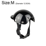 Pet Dog Helmet Motorcycle Helmet Outdoor Bike Doggy Cap for Small medium Dogs Cats Safety Protect Helmet S/M Pet Accessories