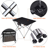 Portable Foldable Table Camping Outdoor Fishing Home Barbecue BBQ Picnic Table Aluminium Alloy Ultra Light Folding Desk