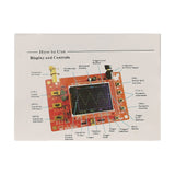 Oscilloscope Kit 2.4 Inch TFT Handheld Pocket-Size Digital Oscilloscope with Protective Case and Probe Electronic Learning Set