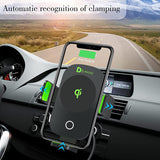 2 in1 Wireless Car Charger with Magnetic Function and Holder Quick Charge Automatic Clamping for Galaxy Z Flip3 5G 13/13 Pro