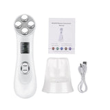 Radio Frequency EMS Mesotherapy Electroporation Facial LED Photon Skin Tightening Beauty Device Microcurrents Eye Care Massager