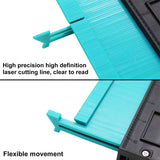HOT-Widen 2 Pack Contour Gauge Duplicator, 10 Inch Profile Gauge Measure Ruler Tool for Corners and Contour