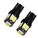 4pcs/lots  Car T10 LED 194 168 W5W 10-7020 SMD Wedge Replacement Reverse Instrument Panel Lamp Bulbs For Clearance Lights Z2