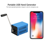 Hand Crank Generator USB Charger High Power Dynamo for Outdoor Camping Traveling Survival Electrical Equipment