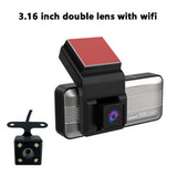 3.16inch Wifi  Full HD 1080P camera dash cam Night Vision G sensor Auto Car Video DashCam Recorder Front and Rear Double Record