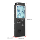 8GB/16GB/32GB Voice Recorder USB Professional 96 Hours Dictaphone Digital Audio Voice Recorder with WAV,MP3 Player T60 1536 Kbps