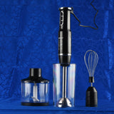 Multifunctional Blender 600W Immersion Hand Stick Blender Vegetable Meat Grinder Mixer With Whis Smoothie Cup Milk Shake 3 in 1