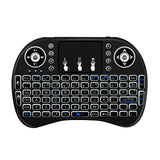 2.4Ghz Wireless Keyboard 7 color backlit i8 Mini Russian English 3 colour Air Mouse with Touchpad Remote Control Android TV Box