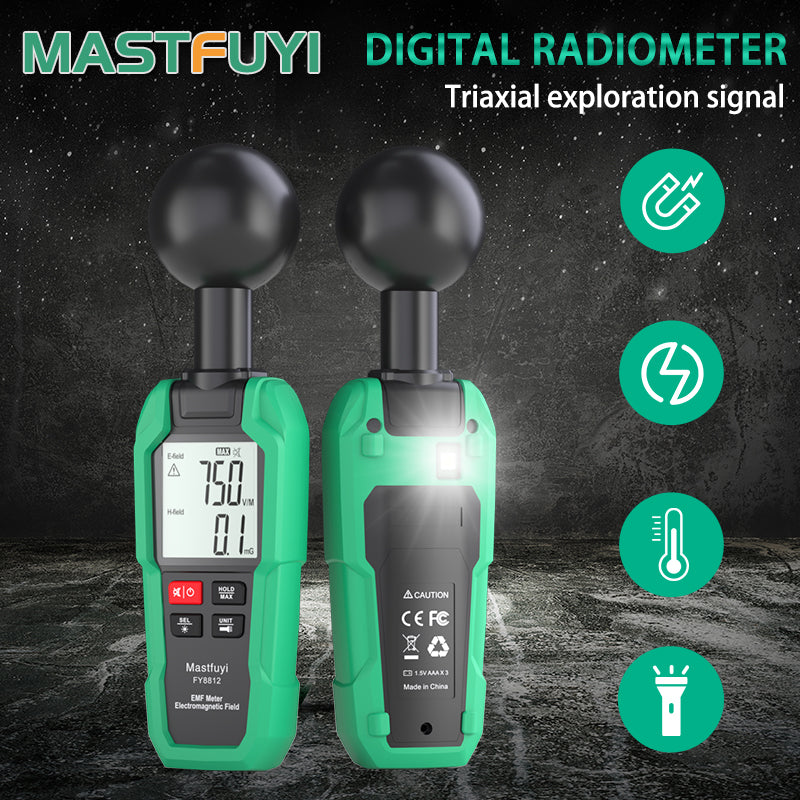 Counter Geiger Electromagnetic Radiation Detector Handheld Radiometer ...