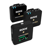 Rode Wireless Go II GO2 Wireless Lavalier Dual Channel Mic RX 2TX Transmission Microphone Accessories For Phone DSLR Camera