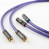 Van Den Hul RCA Cable Silver Plated Conductor  2RCA to 2RCA Male Audio Cable Hi-end CD Amplifier Interconnect RCA Cable
