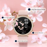 I70 Fashion Ladies Smart Watch Large Screen BT Call Custom Dial AI Voice Assistant Heart Rate Health Monitoring Smartwatch