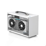 Pccooler I100 PC Computer CaseChassis Supports i7 11700 RTX3080 PSU HTPC PC Gaming Case All Aluminum Suitcase Portable MINI ITX