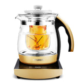 QC-YS1708A Korean modern health pot, multifunctional thickened glass water-proof stewed bird's nest pot, kettle, teapot, black f