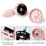 Mini Hand-held Vacuum Cleaner Nail Dust Vacuum Suction Collector Dust Removal Vacuum Brush Desk Cleaner Keyboard Dust Cleaner