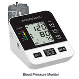 Home Arm Automatic Blood Pressure Monitor BP Sphygmomanometer Pressure Meter Tonometer for Measuring Arterial Pressure LCD displ