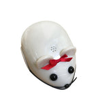 Cute Little Mouse Corded Phone Creative Home Office Fixed Landline Telephone, Lighted Keypad, Phone Decoration- Red, White, Gray
