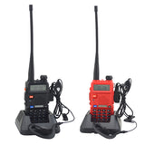 Baofeng walkie talkie uv-5r dualband two way radio VHF/UHF 136-174MHz &amp; 400-520MHz FM Portable Transceiver with earpiece