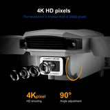 Mini Drone Toy 4K 1080P HD Camera WiFi Foldable Quadcopter S62