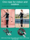 Cordless Electronic Skipping Rope Gym Fitness Crossfit Skipping Smart Jump Rope With LCD Screen Counting Speed Skipping Counter