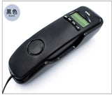 Mini Wall LCD Display Landline Telephone Corded Phone Landline telephones For Home Hotel Small Extension fixed Telephone caller