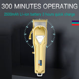 Cord/cordless professional hair clipper all metal barber hair trimmer beard electric hair cutting machine men haircut adjustable