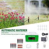 Solar Automatic Watering Pump Controller Timing Watering Irrigation System Flowers Plants Sprinkler Drip Irrigation USB Charging