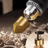 Wood Drill 23Pcs Countersink Drill Bit Wood Plug Cutter With Automatic Center Punch Woodworking Tools Chamfering Drill
