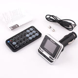 Bluetooth Car MP3 Player FM12B Handsfree Auto FM Transmitter Modulator A2DP Aux SD USB LCD Display Remote Control TF Card