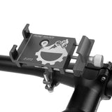 Bike Holder Bicycle Phone Mount Aluminium Motorcycle Scooter Handlebar Phone Holder for 3.0 - 6.8 inch Smartphone Mount Bracket
