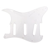 1Ply Guitar Accessory Pickguard PVC Clear Transparent for ST Electric Guitar