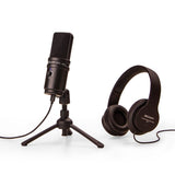 ZOOM ZUM-2PMP Podcast Mic Pack with broadcast-style USB microphone for record podcast and stream with your computer