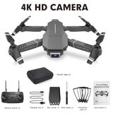 Folding WIFI Drone 4K/1080P HD professional Camera Aerial Photography GPS Quadcopter Live Video Black Drone APP Control