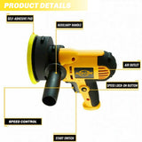 220V/110V 600W Electric Car Polisher Machine 3500rpm Auto Polishing Machine Sander Small Portable Polish Waxing Tools
