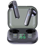 R20 LED Digital Display Wireless Headsets Earbuds With Mic Bluetooth Headphones Touch Control Sports Waterproof Earphones