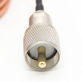 PL-259 Shark Fin Design VHF UHF 144/430Mhz Dual Band Antenna Walkie Talkie Antenna